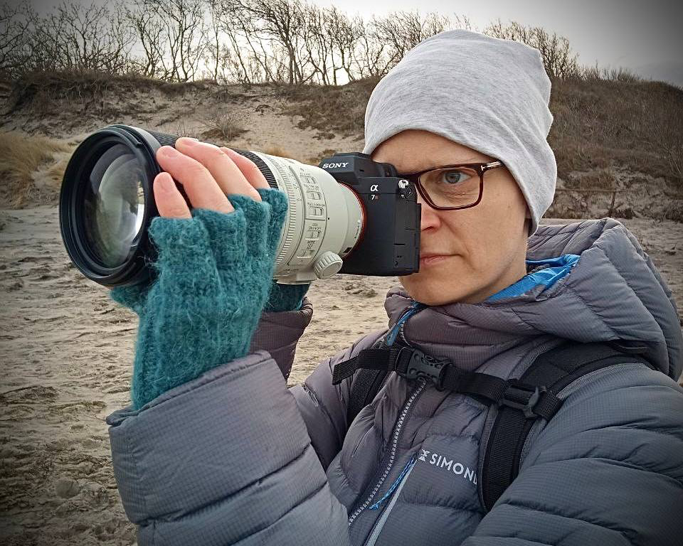 Fotografin Doreen Riedel bei der Arbeit